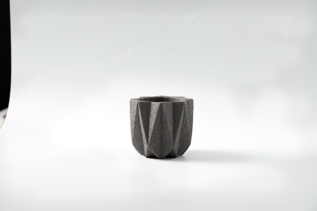 Cement Flower Pot Water Chestnut Round Spray Simple