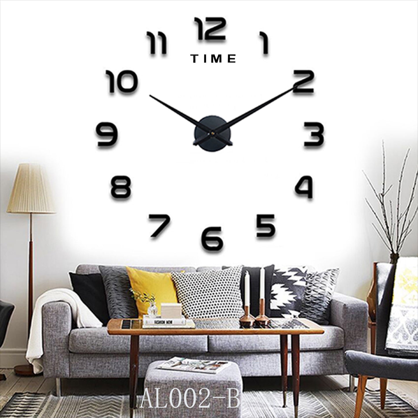 Wall stickers clock
